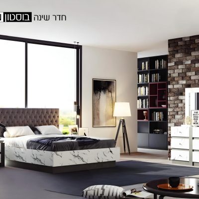 חדר שינה, מיטה זוגית, מיטה ושידה, מיטה עם מזרון המלצות